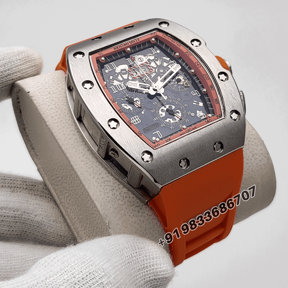Richard Mille RM 011-FM Flyback Chronograph Orange Rubber Richard Mille RM 011-FM Flyback Chronograph Orange Rubber